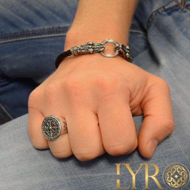 Hovedbilde Vegvisir - Sølvring