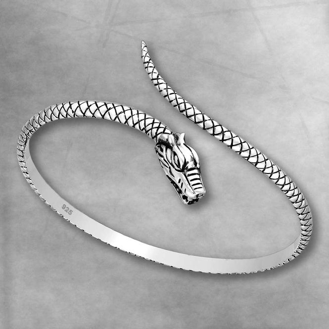 Hovedbilde Drage armring - Sølv